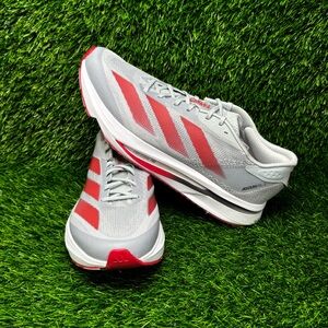 Size 11 - Mens NCAA x Adidas Adizero SL 2 Rutgers Grey Red Running Shoes JQ0239